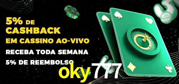 Promoções do cassino ao Vivo oky777